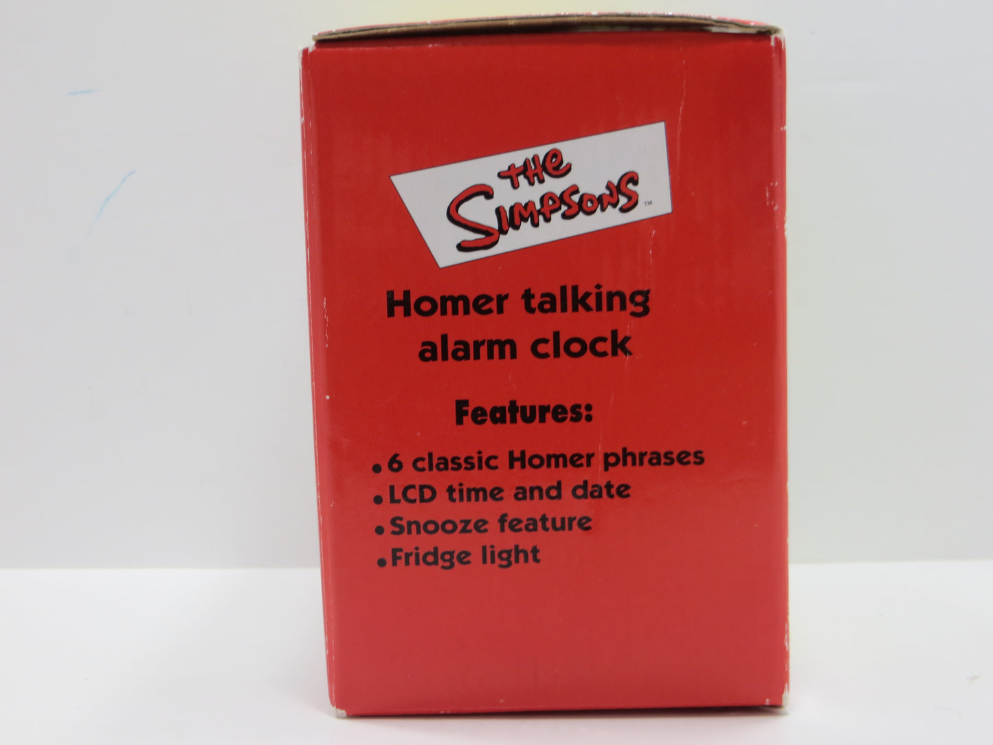 TONE RODRIGUEZ SIGNED SKETCHED Homer Talking Alarm Clock SIMPSONS FIGURINE