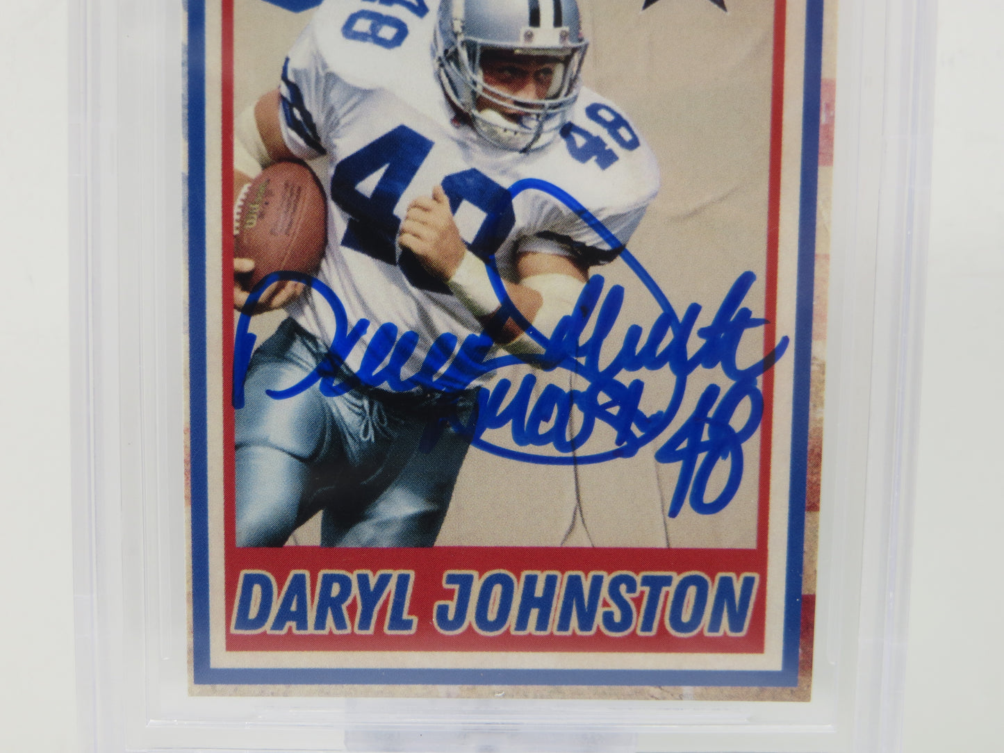 2025 Dallas Card Show Series 9 DARYL JOHNSTON SIGNED Dallas Cowboys BGS 10 Auto