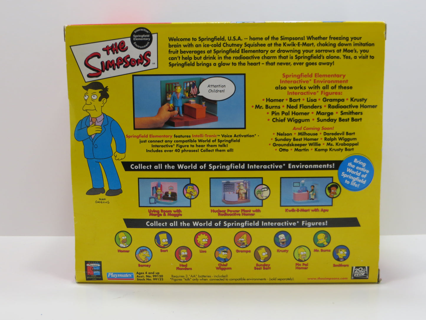TONE RODRIGUEZ SIGNED SKETCHED Principal Skinner - Springfield SIMPSONS FIGURINE