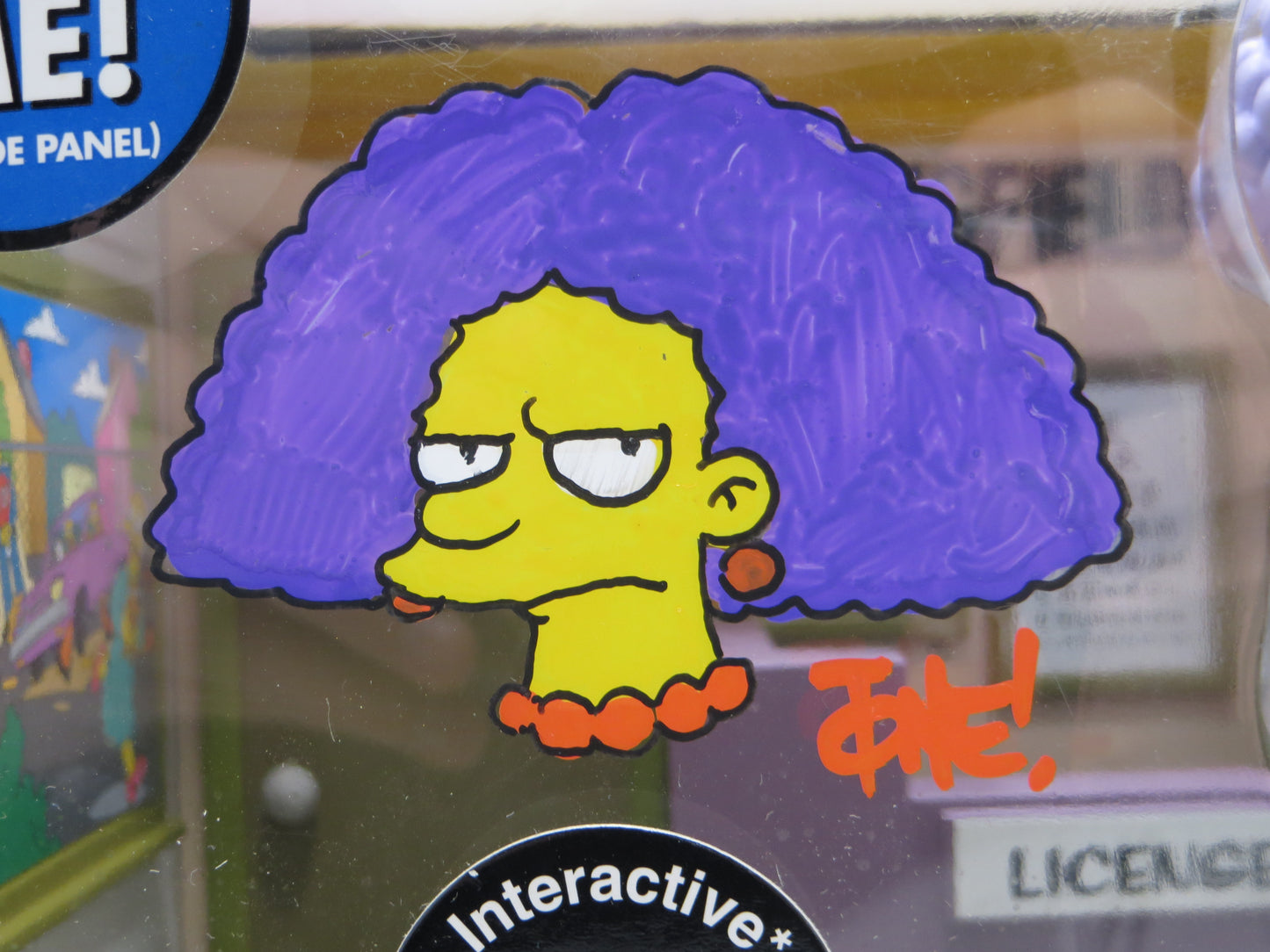 TONE RODRIGUEZ SIGNED SKETCHED Selma Bouvier - Springfield DMV SIMPSONS FIGURINE