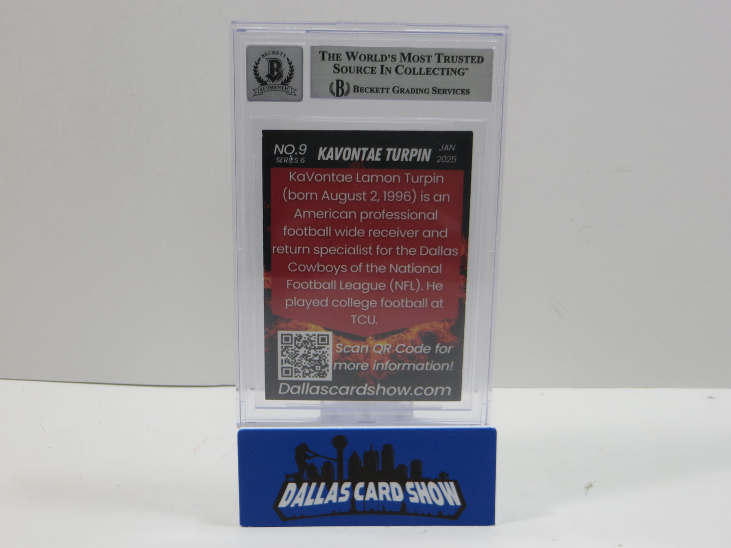 2025 JANUARY DCS SERIES 6 #9 KAVONTAE TURPIN BGS 10 AUTO