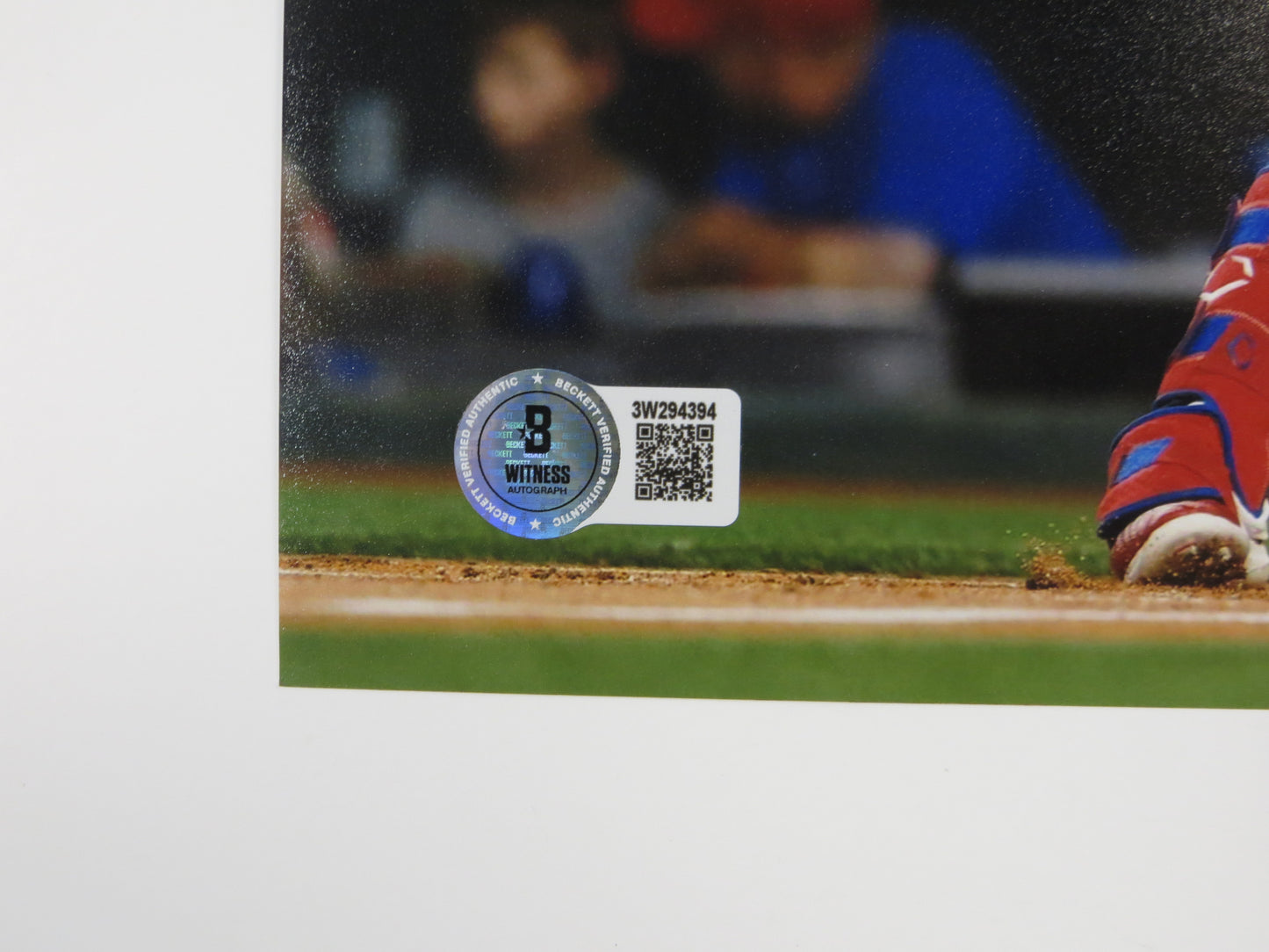 JOSH SMITH TEXAS RANGERS SIGNED 8x10 PHOTO Globe Life Field at Bat LSU Tigers BAS