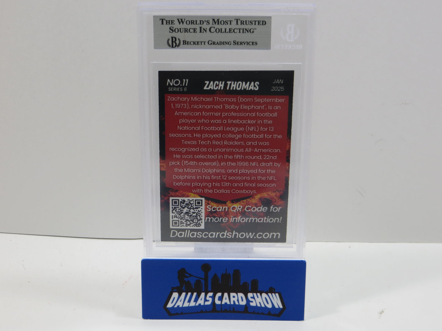 2025 JANUARY DCS SERIES 6 #11 ZACH THOMAS BGS 10 AUTO
