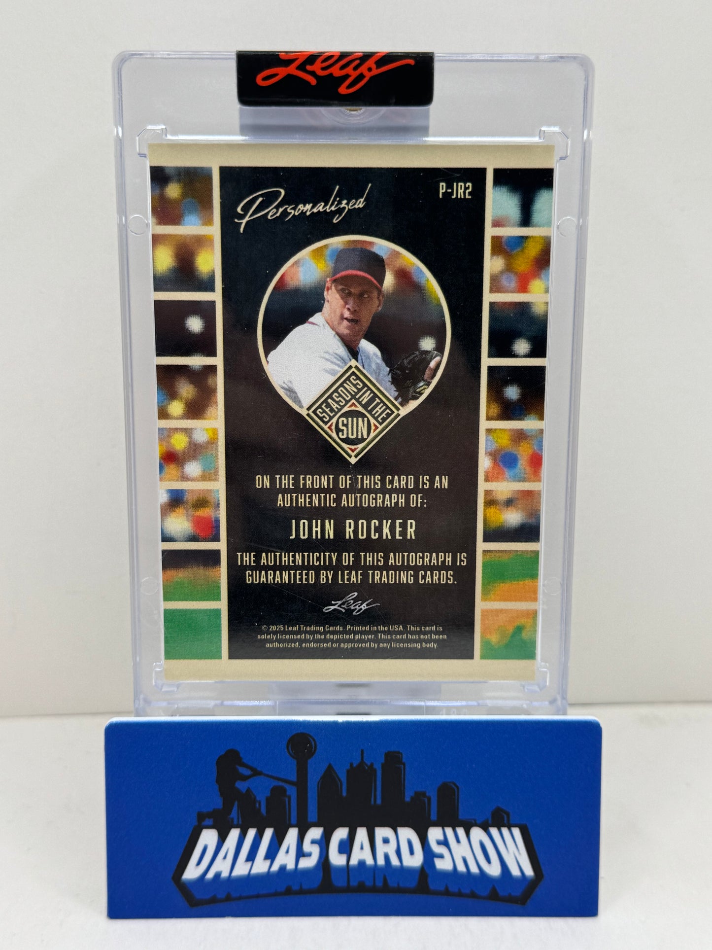 2025 Leaf Seasons In The Sun #P-JR2 John Rocker Personalized w/Go Braves Autograph 1/1