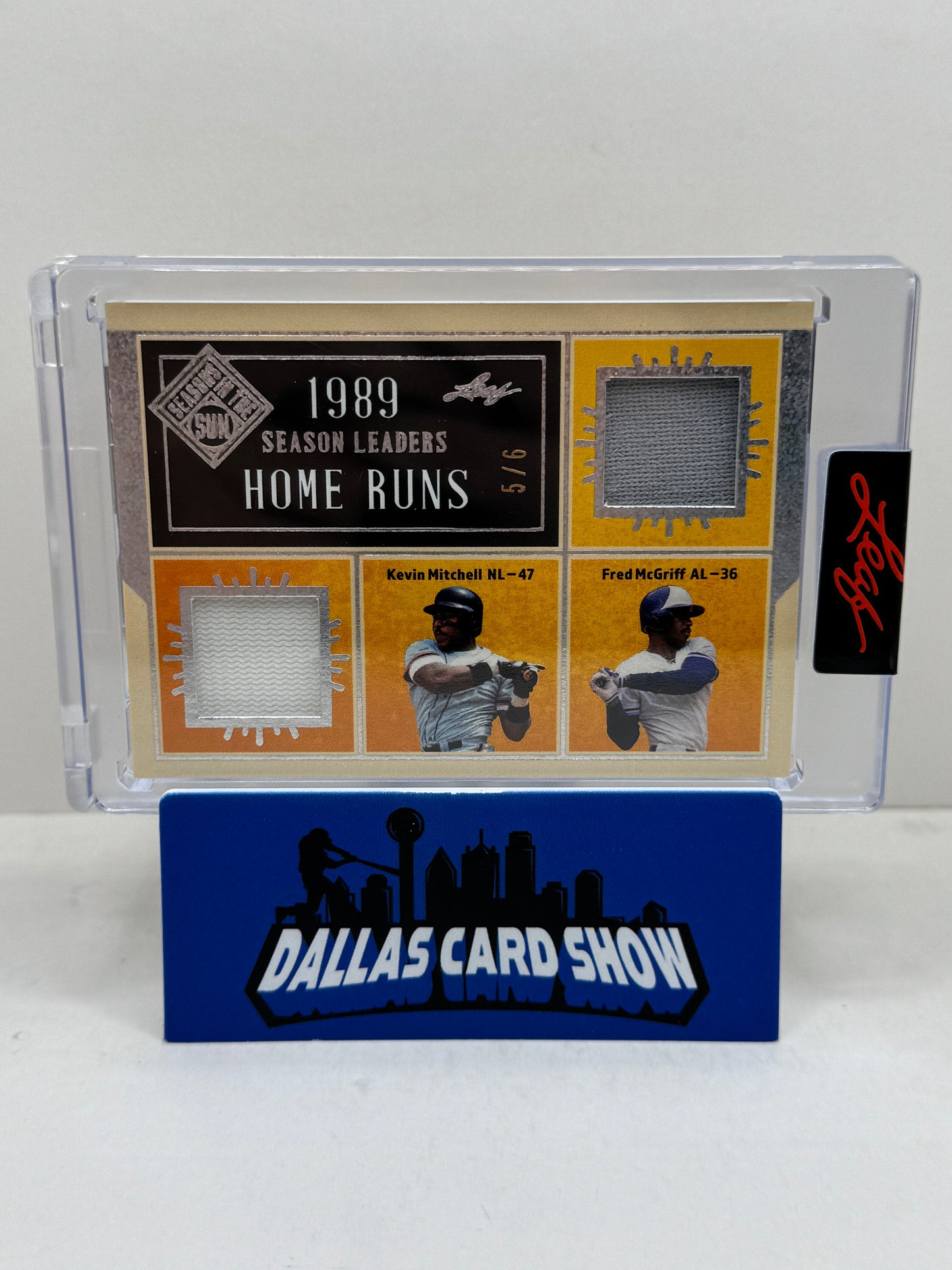 2025 Leaf Seasons In The Sun Don Drysdale,Ralph Terry 1962 Seasons Leaders Wins Relic /12