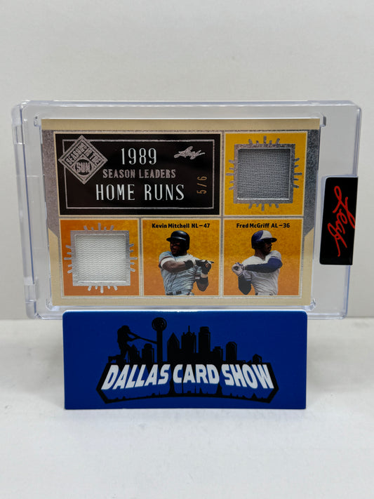 2025 Leaf Seasons In The Sun Don Drysdale,Ralph Terry 1962 Seasons Leaders Wins Relic /12