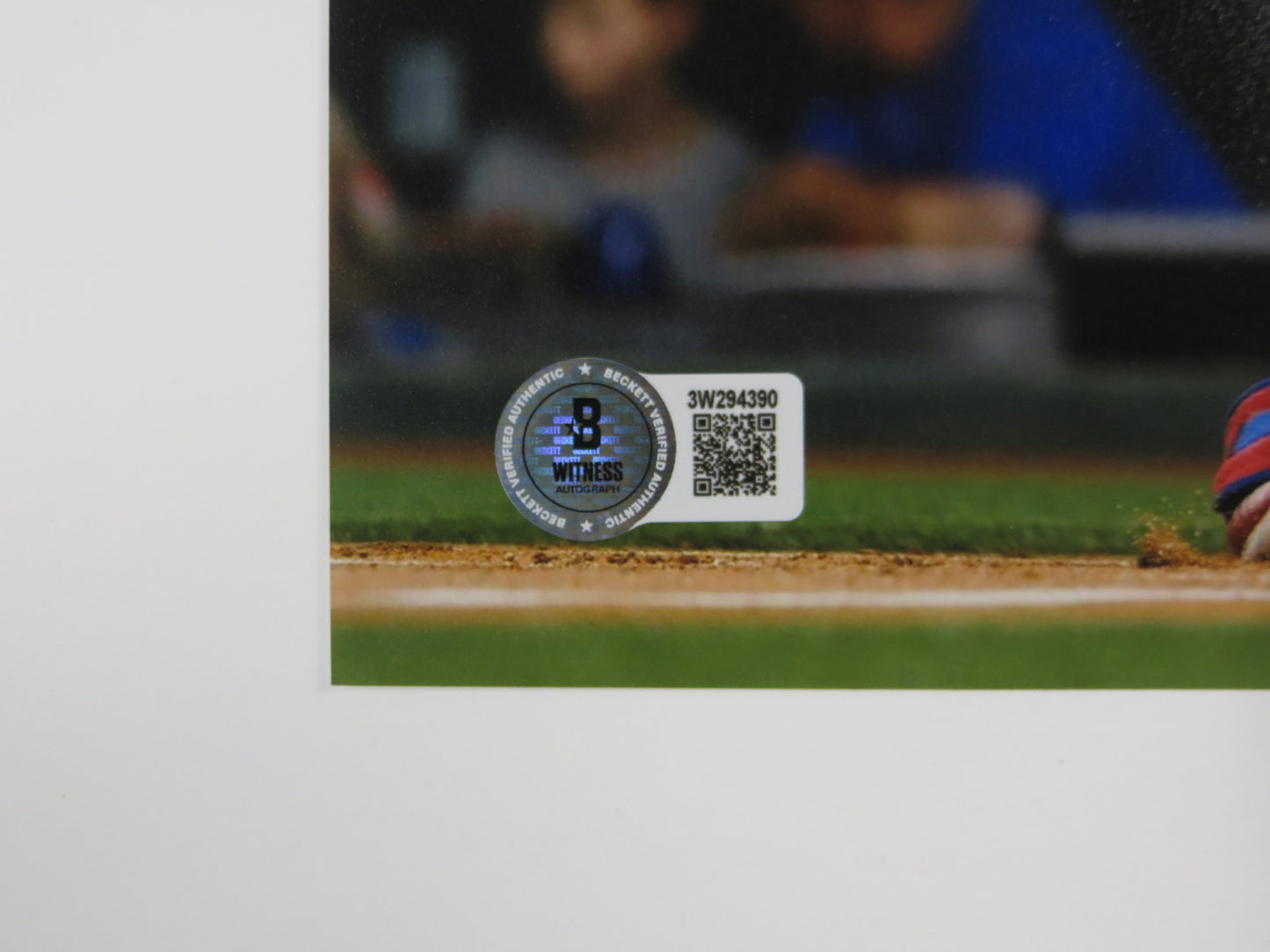 JOSH SMITH TEXAS RANGERS SIGNED 8x10 PHOTO Globe Life Field at Bat LSU Tigers BAS