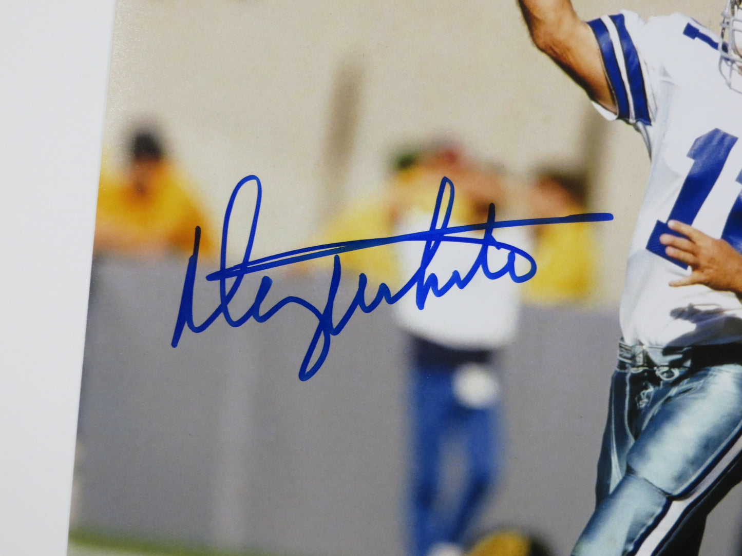 DANNY WHITE DALLAS COWBOYS SIGNED 8x10 PHOTO White Uniform ASU Sun Devils BAS