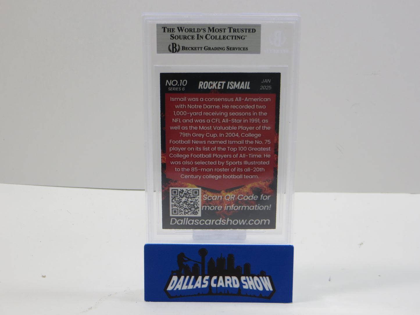 2025 JANUARY DCS SERIES 6 #10 RAGHIB ROCKET ISMAIL BGS 10 AUTO