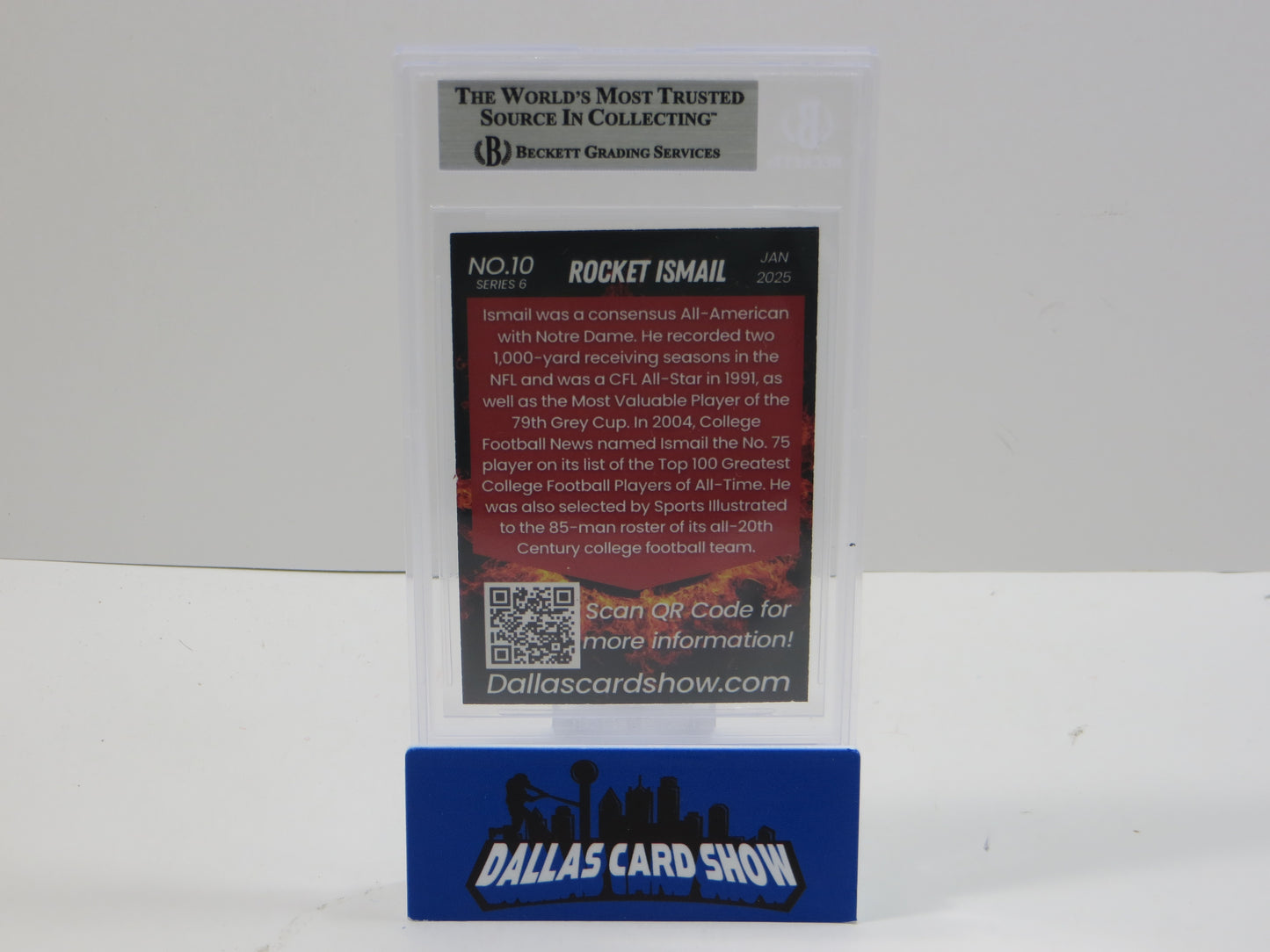2025 JANUARY DCS SERIES 6 #10 RAGHIB ROCKET ISMAIL BGS 10 AUTO