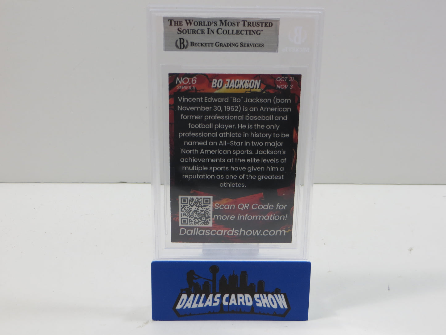 2024 DCS SERIES 5 #5 BO JACKSON BGS 10 AUTO