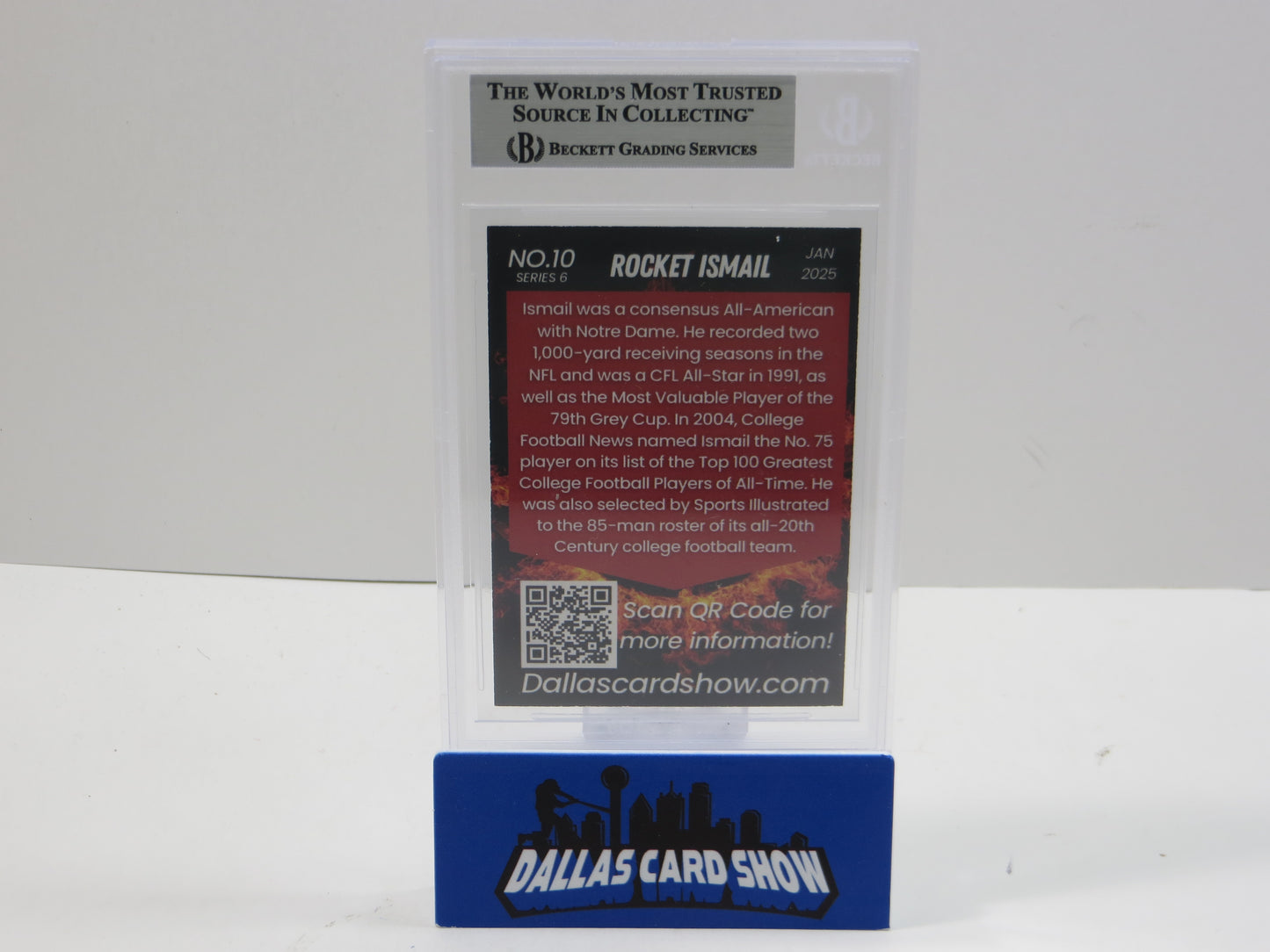 2025 JANUARY DCS SERIES 6 #10 RAGHIB ROCKET ISMAIL BGS 10 AUTO