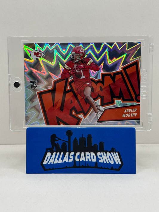 2024 Panini Absolute #12 Xavier Worthy Kaboom! Texas Longhorns