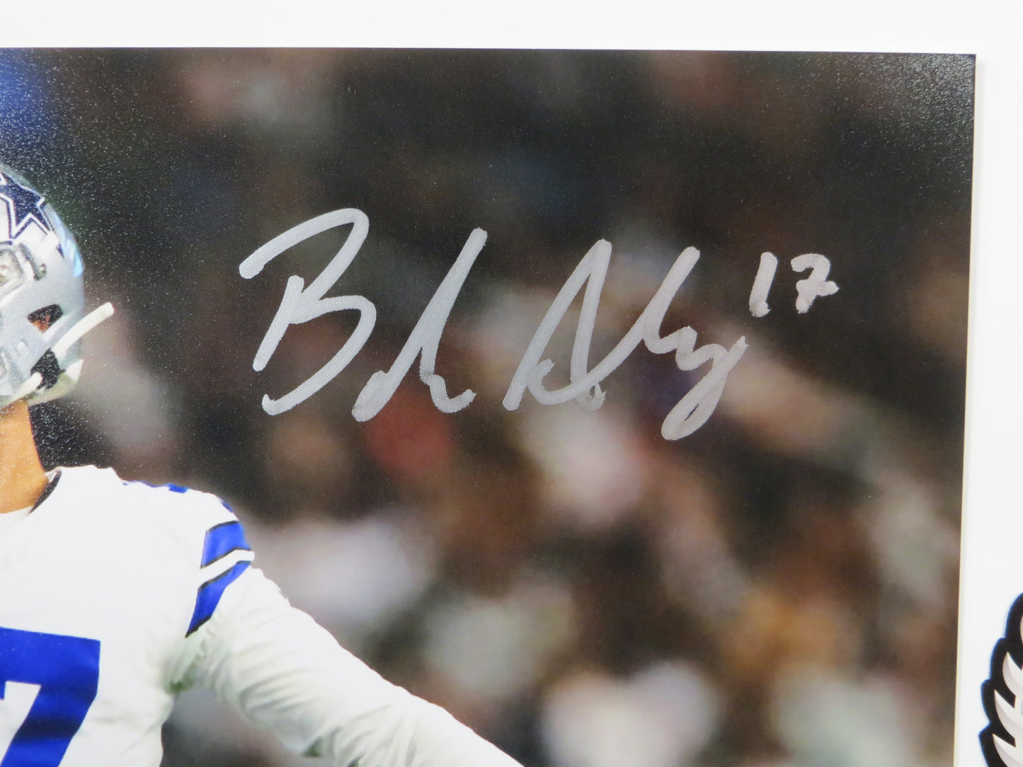 BRANDON AUBREY DALLAS COWBOYS SIGNED 8x10 PHOTO Notre Dame Fighting Irish BAS