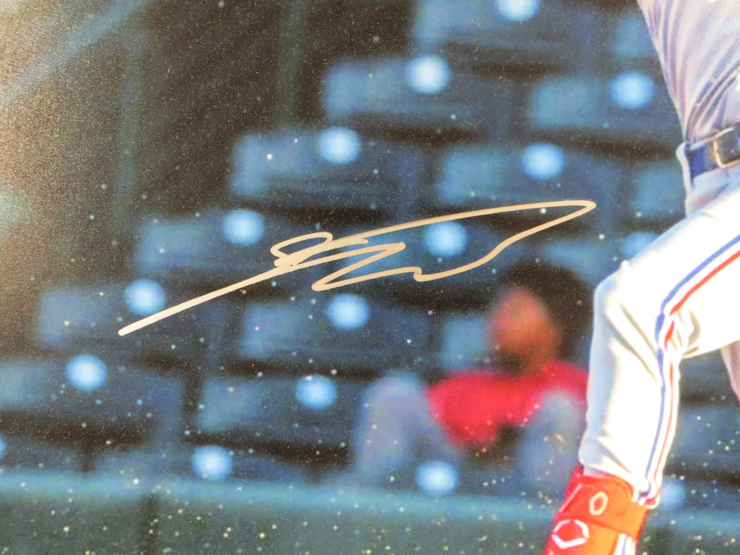 SEBASTIAN WALCOTT Texas Rangers SIGNED 16x20 PHOTO BAS COA