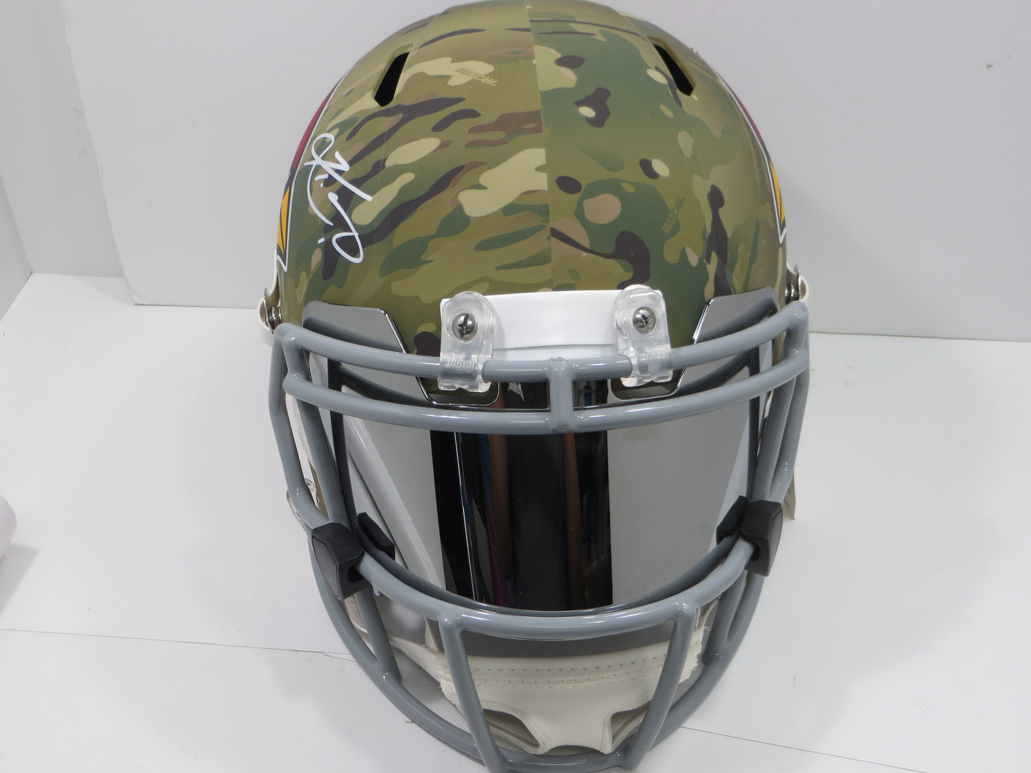 KYLER MURRAY Arizona Cardinals SIGNED RIDDELL FULL SIZE Camo HELMET w/Visor BAS