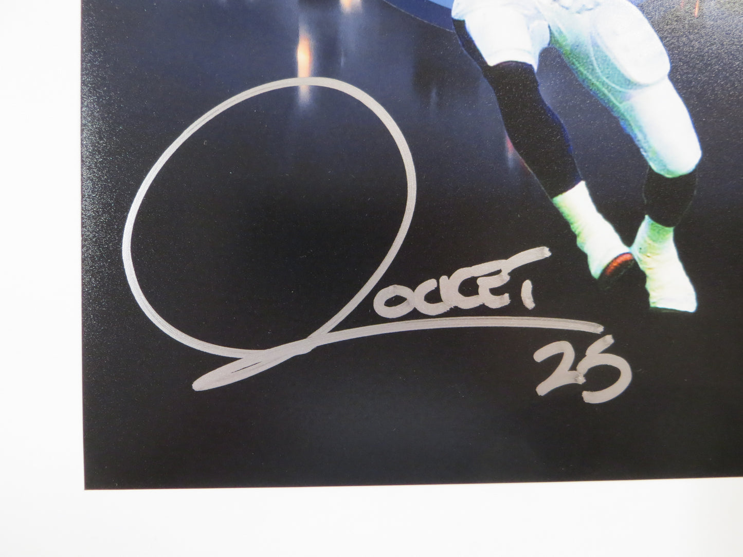 RAGHIB "ROCKET" ISMAIL Toronto Argonauts Skyline SIGNED 8x10 PHOTO BAS COA