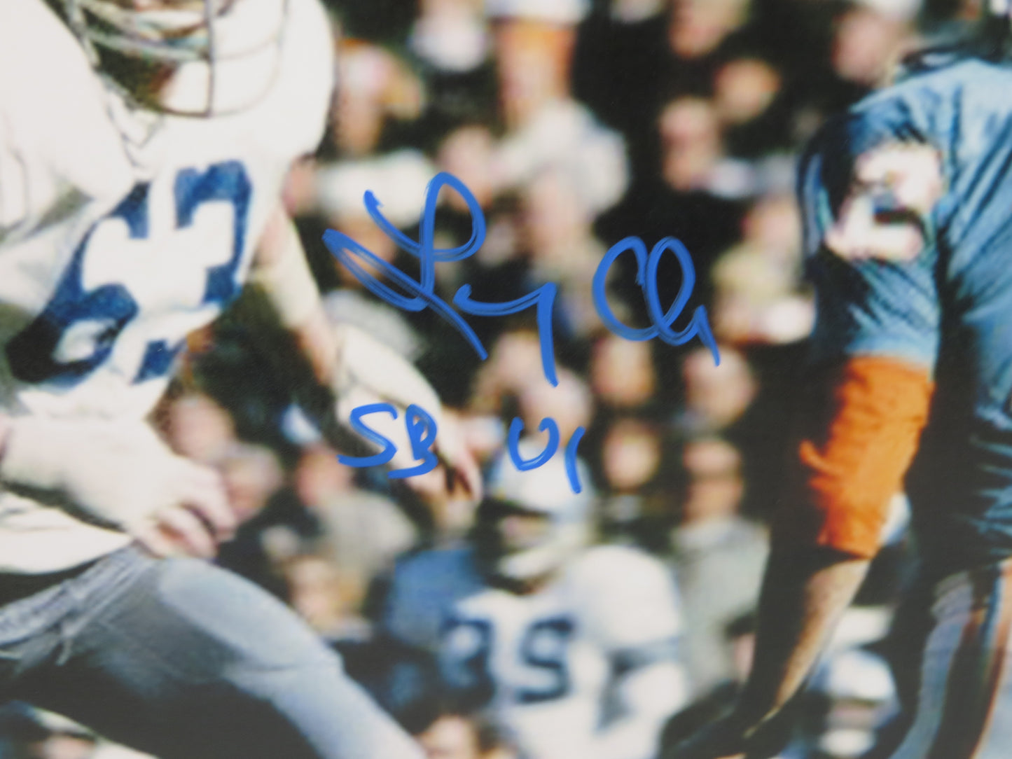 LARRY COLE Dallas Cowboys SIGNED 8x10 PHOTO w/SB VI JSA COA
