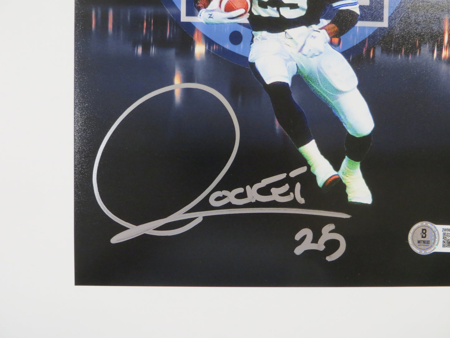RAGHIB "ROCKET" ISMAIL Toronto Argonauts Skyline SIGNED 8x10 PHOTO BAS COA