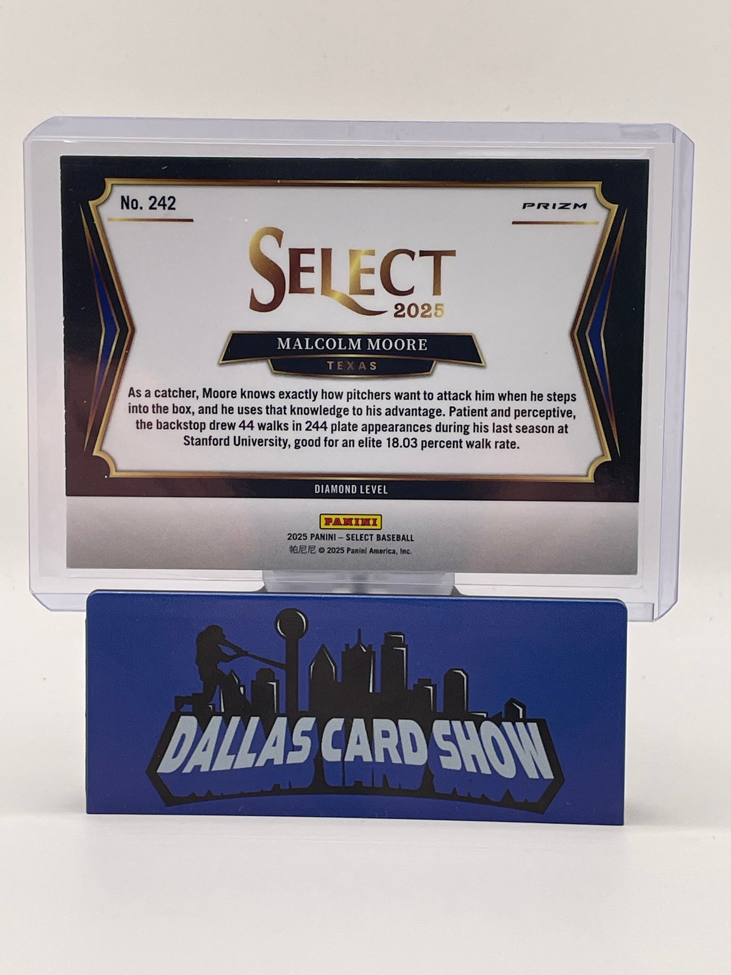 2025 Panini Select #242 Malcom Moore Tigerstripe SSP