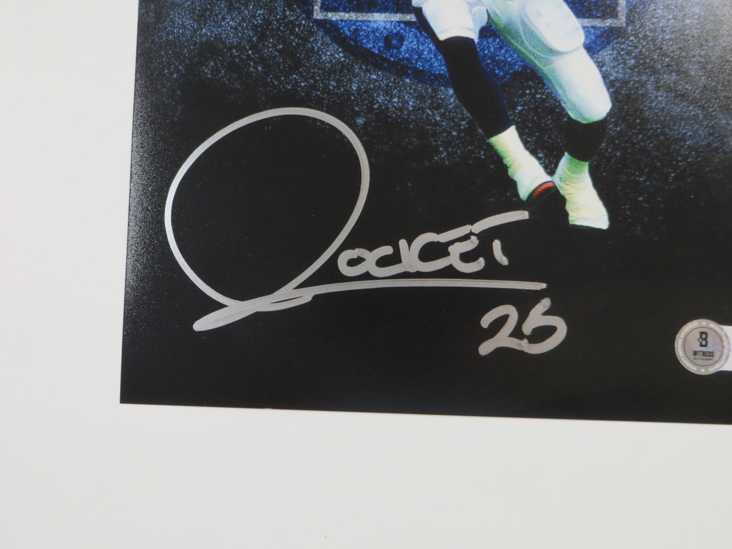 RAGHIB "ROCKET" ISMAIL Toronto Argonauts Logo SIGNED 8x10 PHOTO BAS COA