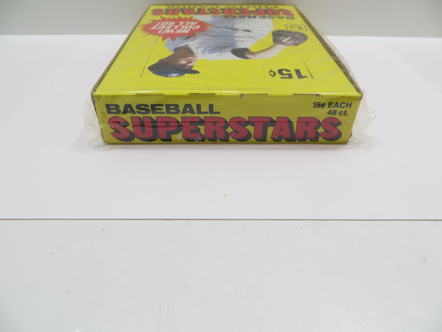 1980 TOPPS BASEBALL SUPERSTARS PHOTO CARDS EMPTY WAX BOX Lot of 6 BOXES
