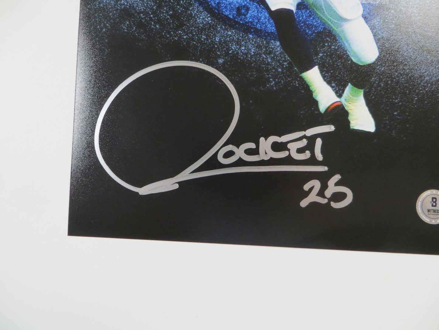 RAGHIB "ROCKET" ISMAIL Toronto Argonauts Logo SIGNED 8x10 PHOTO BAS COA