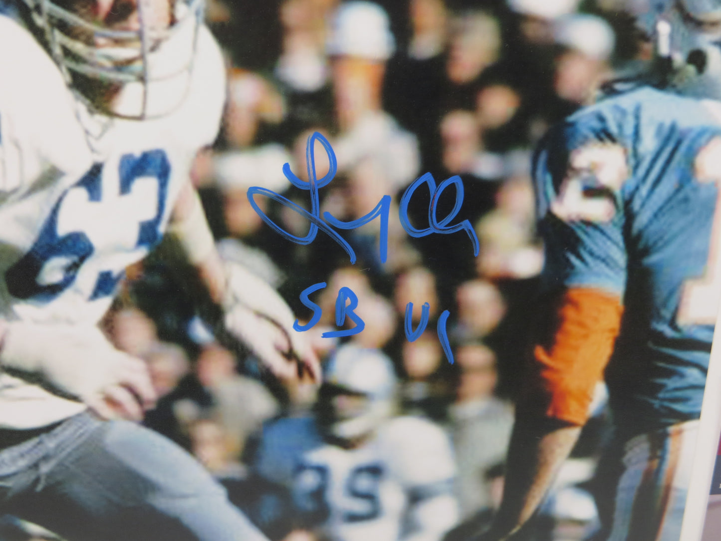 LARRY COLE Dallas Cowboys SIGNED 8x10 PHOTO w/SB VI JSA COA