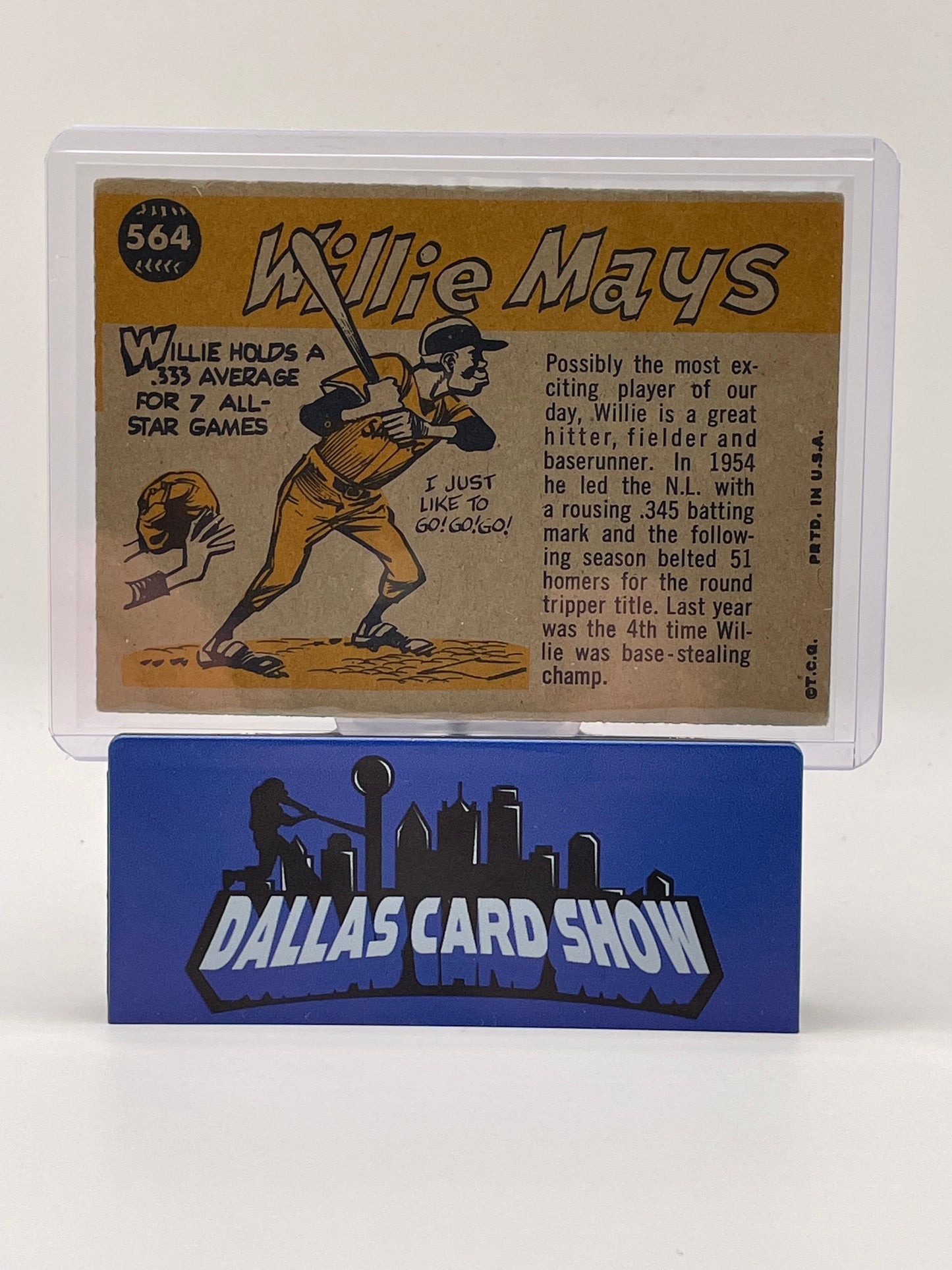 1960 Topps Set-Break #564 Willie Mays (Crease)