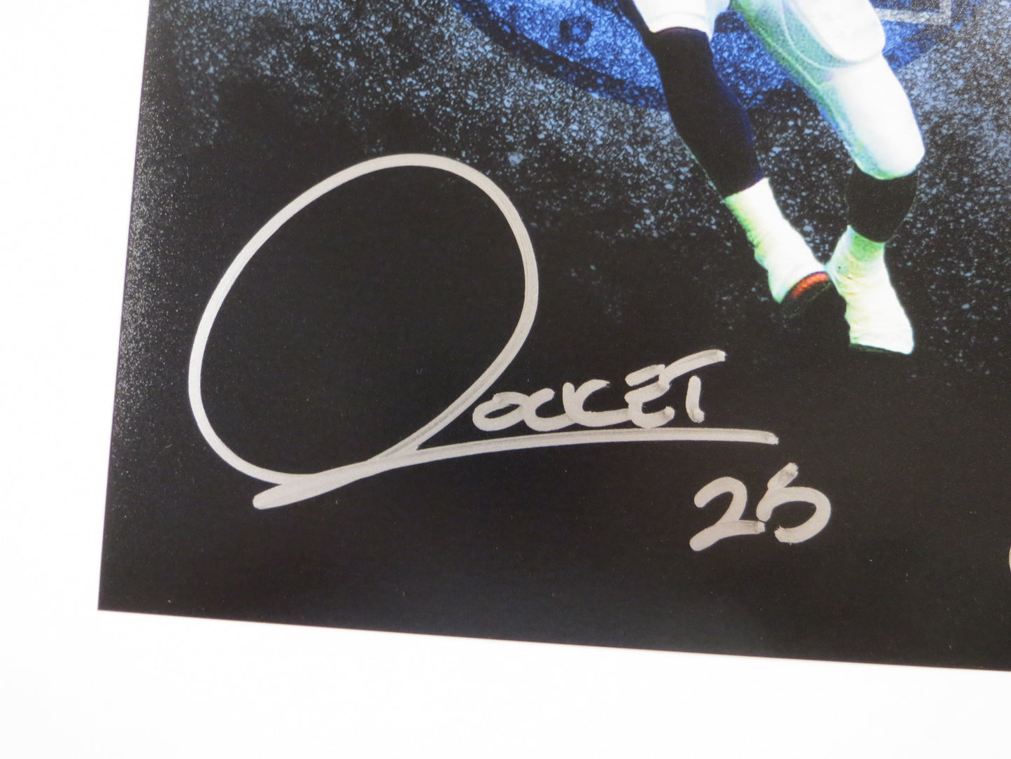 RAGHIB "ROCKET" ISMAIL Toronto Argonauts Logo SIGNED 8x10 PHOTO BAS COA