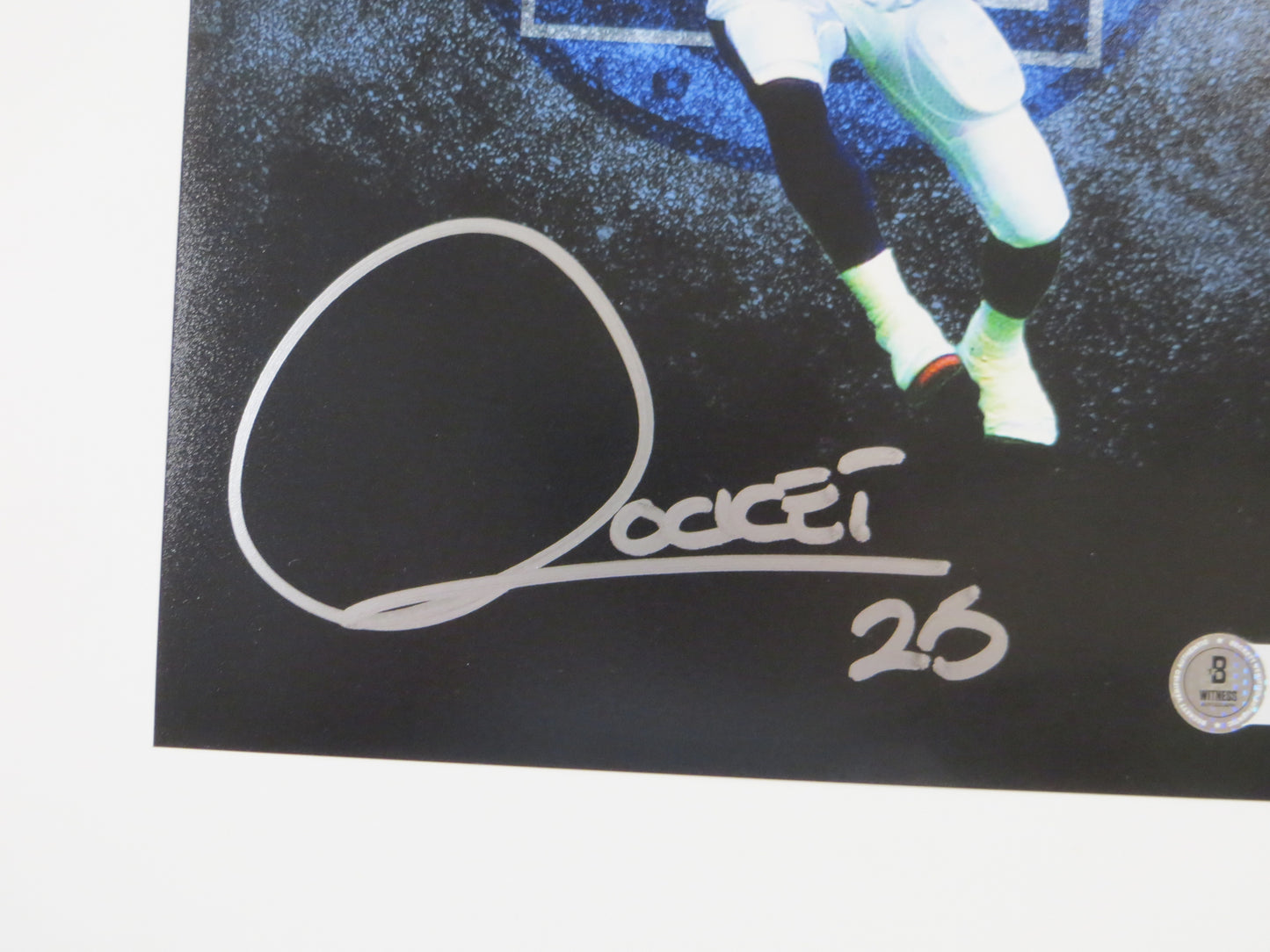 RAGHIB "ROCKET" ISMAIL Toronto Argonauts Logo SIGNED 8x10 PHOTO BAS COA