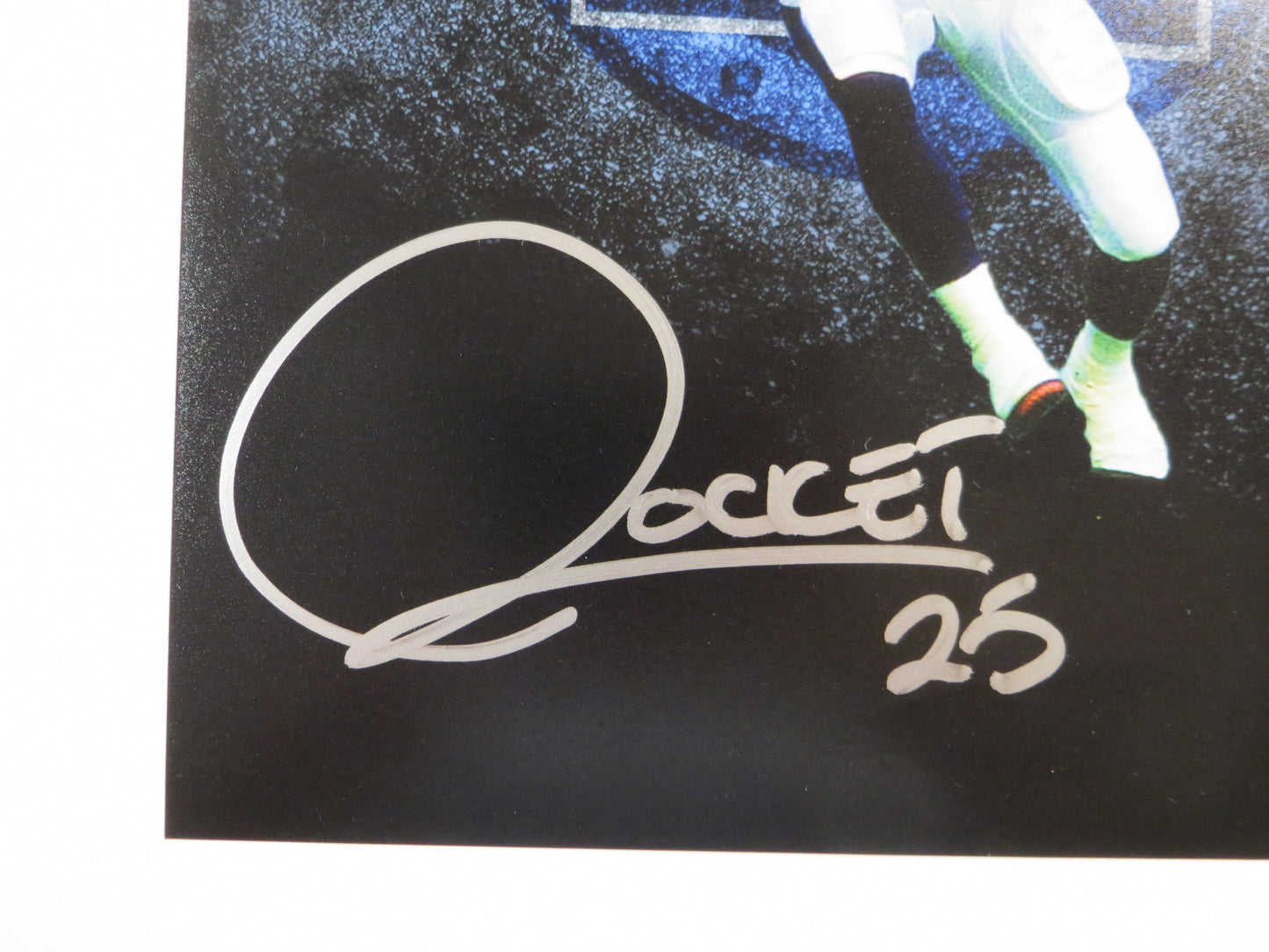 RAGHIB "ROCKET" ISMAIL Toronto Argonauts Logo SIGNED 8x10 PHOTO BAS COA