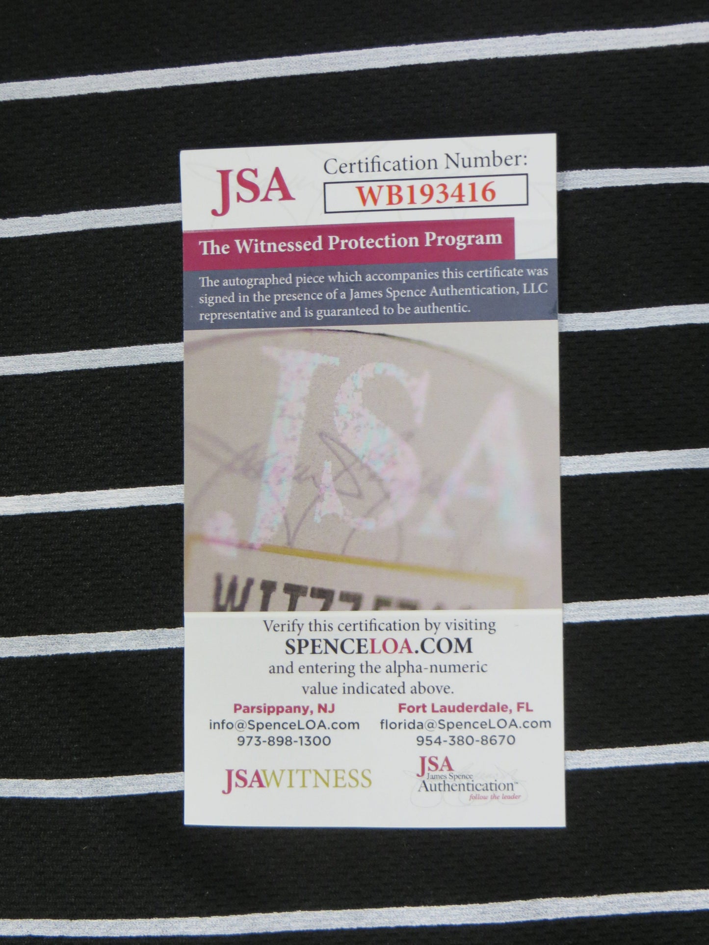 ANFERNEE PENNY HARDAWAY SIGNED JERSEY Memphis Tigers JSA COA