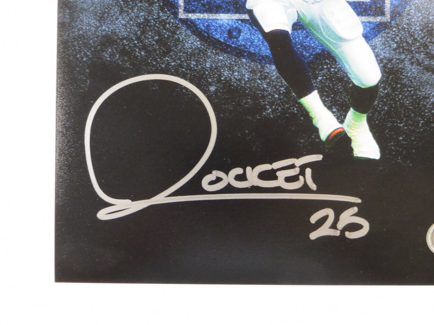 RAGHIB "ROCKET" ISMAIL Toronto Argonauts Logo SIGNED 8x10 PHOTO BAS COA