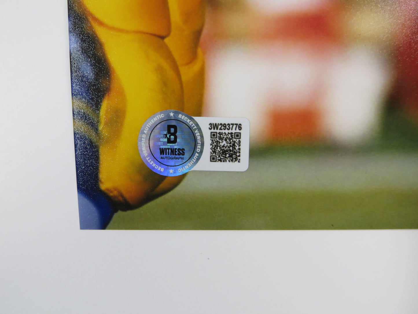 RICKEY JACKSON NEW ORLEANS SAINTS SIGNED 8x10 PHOTO v RAMS w/HOF2010 BAS