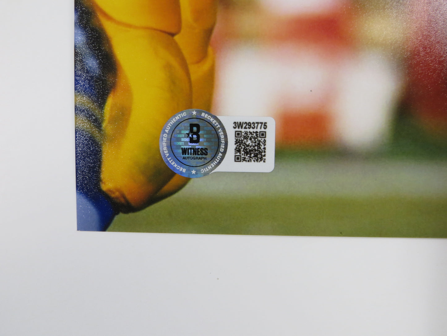 RICKEY JACKSON NEW ORLEANS SAINTS SIGNED 8x10 PHOTO v RAMS w/HOF2010 BAS