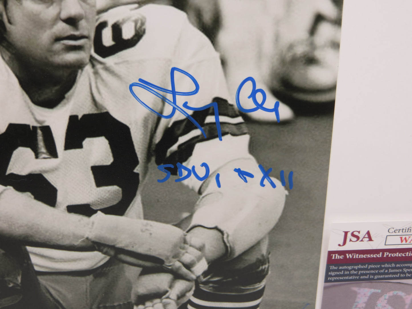 LARRY COLE Dallas Cowboys SIGNED 8x10 PHOTO w/SB VI & XII JSA COA