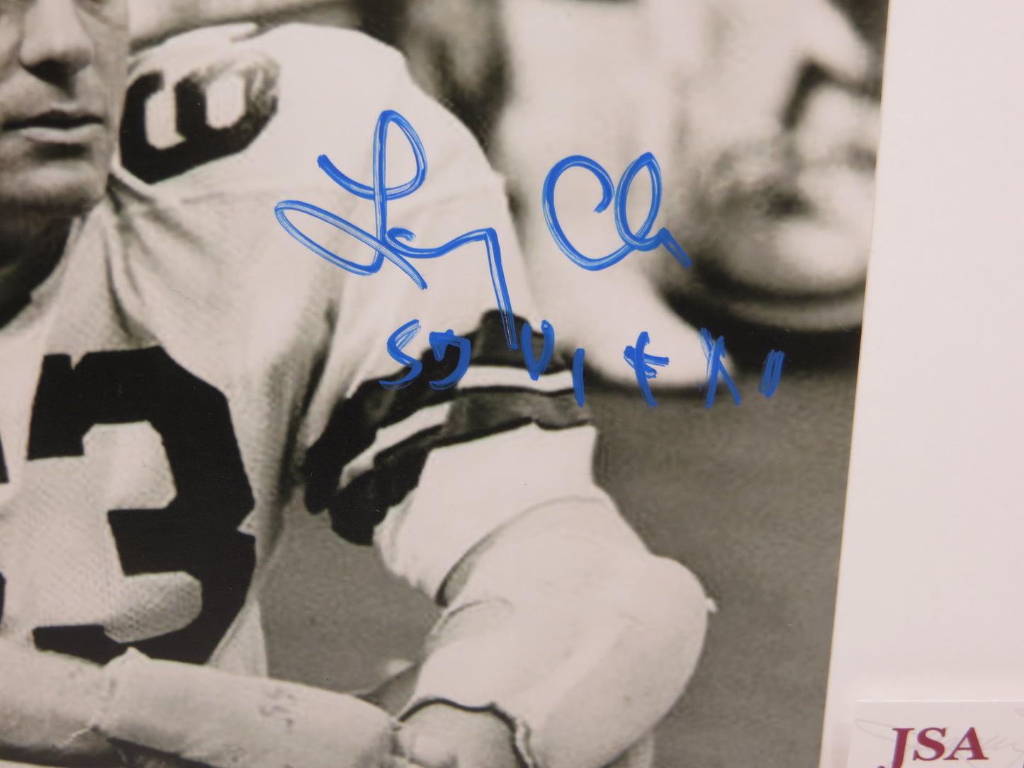LARRY COLE Dallas Cowboys SIGNED 8x10 PHOTO w/SB VI & XII JSA COA