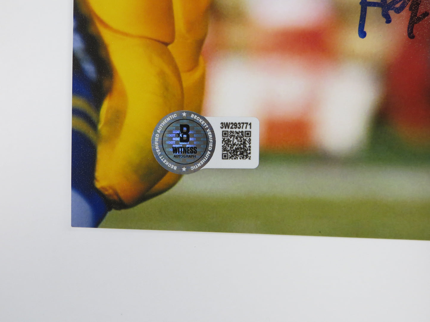 RICKEY JACKSON NEW ORLEANS SAINTS SIGNED 8x10 PHOTO v RAMS w/HOF2010 BAS