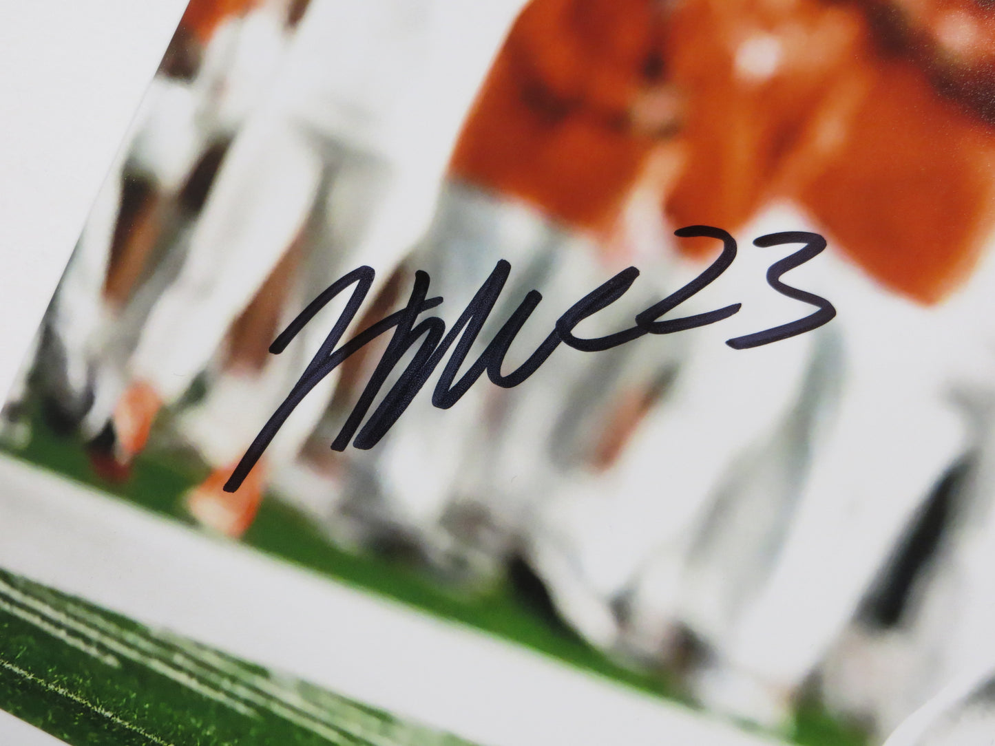 JAYDON BLUE Texas Longhorns Burnt Orange Jersey SIGNED 8x10 PHOTO BAS COA