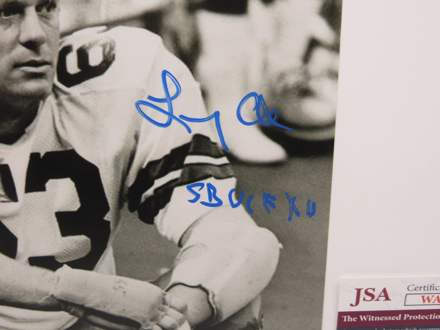 LARRY COLE Dallas Cowboys SIGNED 8x10 PHOTO w/SB VI & XII JSA COA