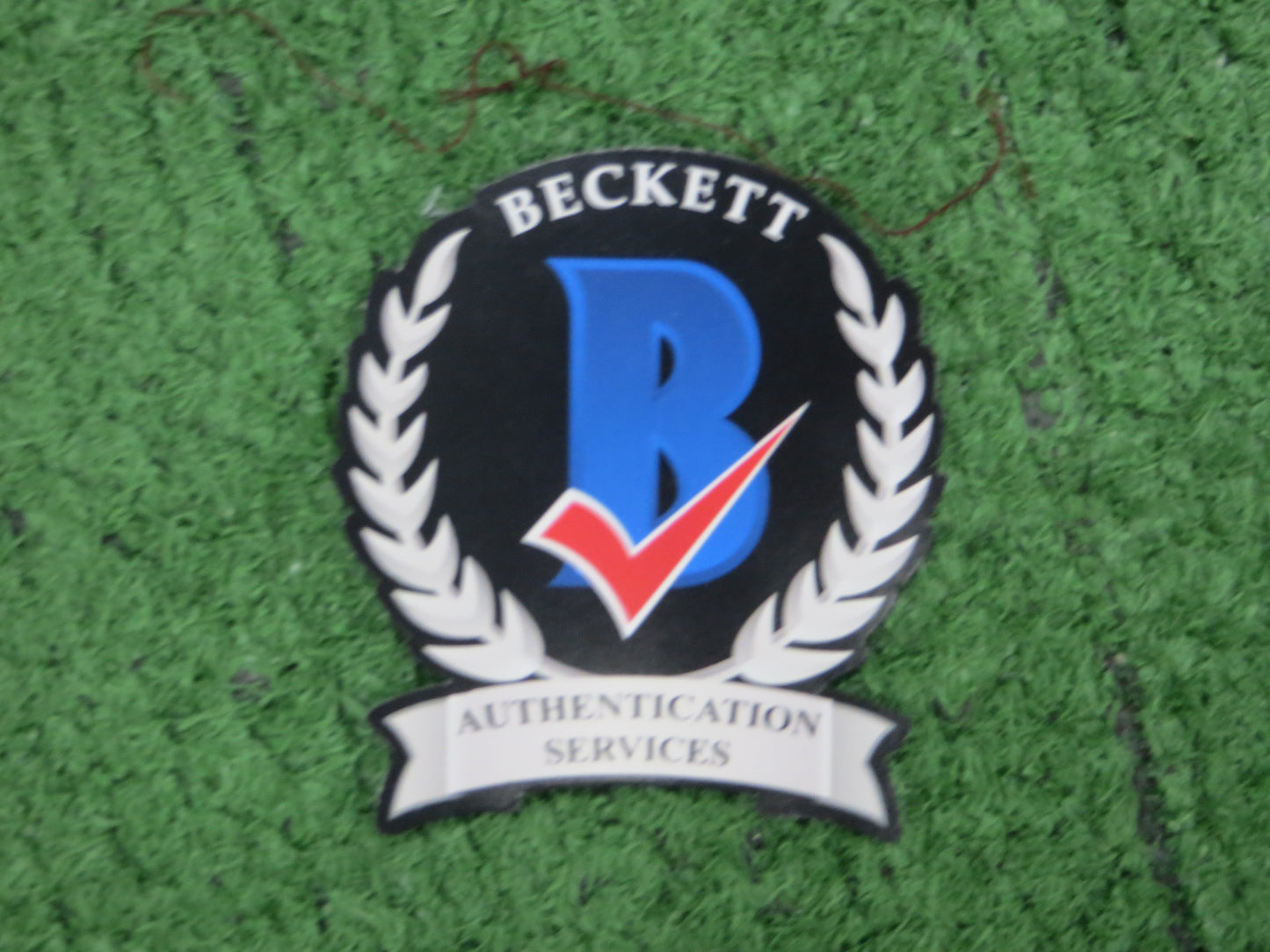 BOB LILLY DALLAS COWBOYS SIGNED 24x26 Dallas Card Show FOAM BOARD w/INSC BAS