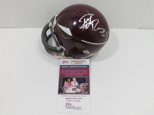 PATRICK RAMSEY SIGNED WASHINGTON REDSKINS Mini Helmet JSA COA