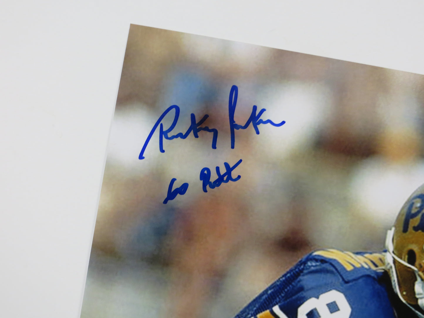 RICKEY JACKSON PITT PANTHERS SIGNED 8x10 PHOTO New Orleans Saints w/GoPitt BAS