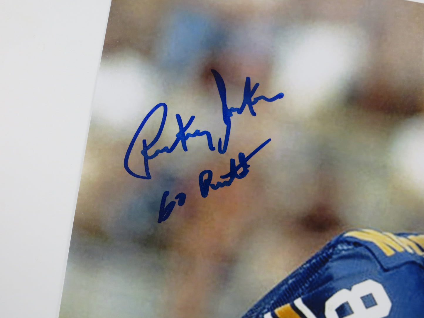 RICKEY JACKSON PITT PANTHERS SIGNED 8x10 PHOTO New Orleans Saints w/GoPitt BAS