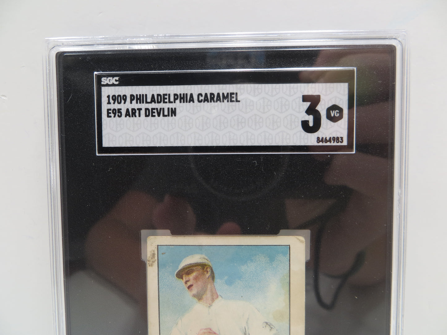 1909 Philadelphia Caramel E95 Art Devlin SGC 3
