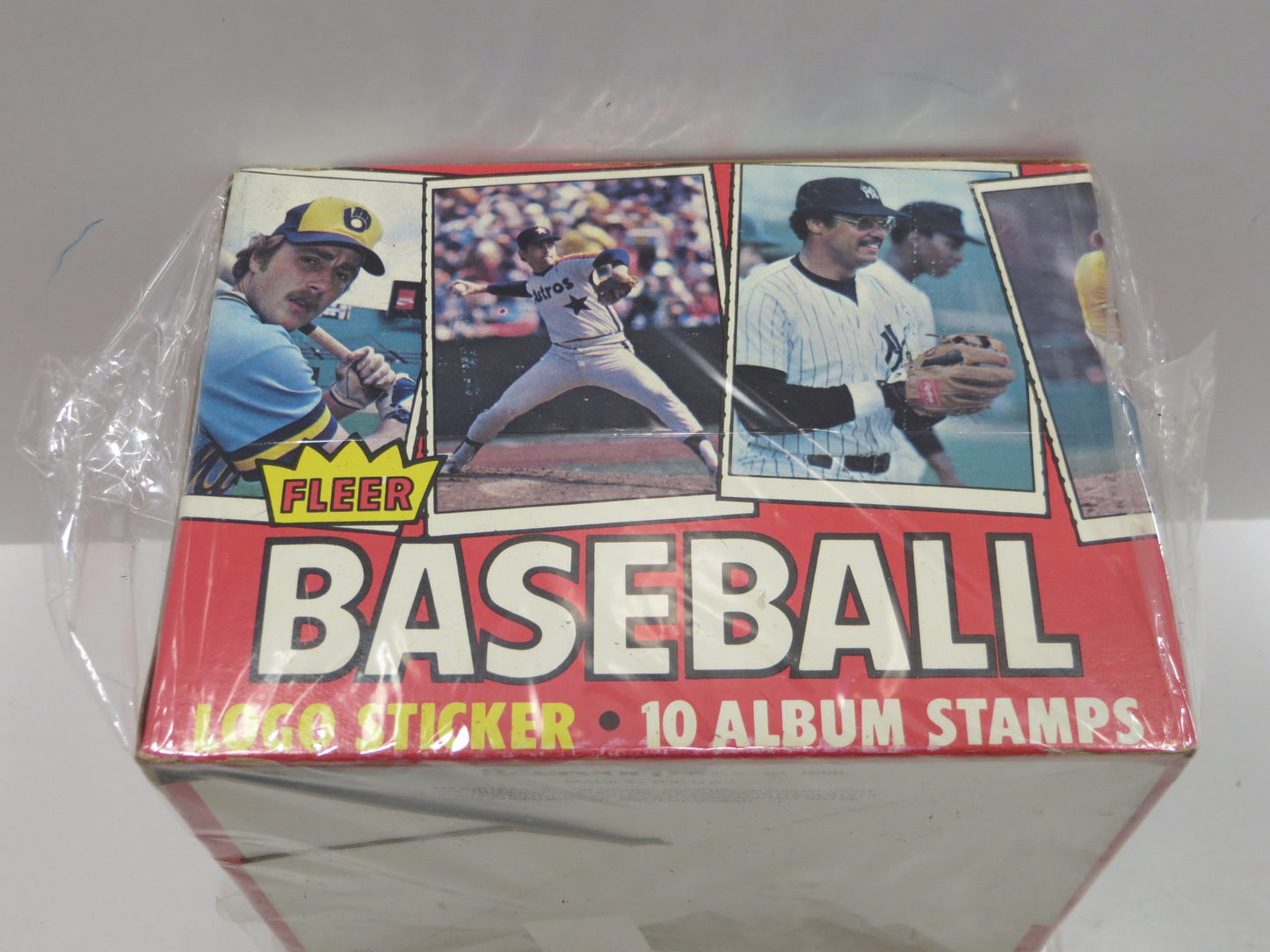 1982 FLEER BASEBALL STICKERS EMPTY BOX Lot of 2 BOXES