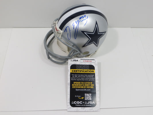 DeMARCO MURRAY SIGNED DALLAS COWBOYS Mini Helmet Oklahoma OU Sooners JSA