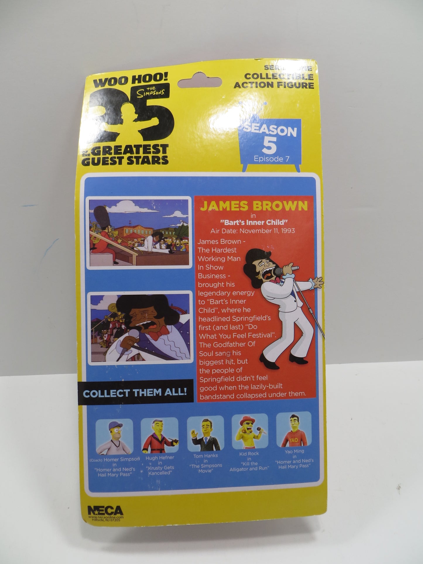 TONE RODRIGUEZ SIGNED SKETCHED James Brown SIMPSONS FIGURINE
