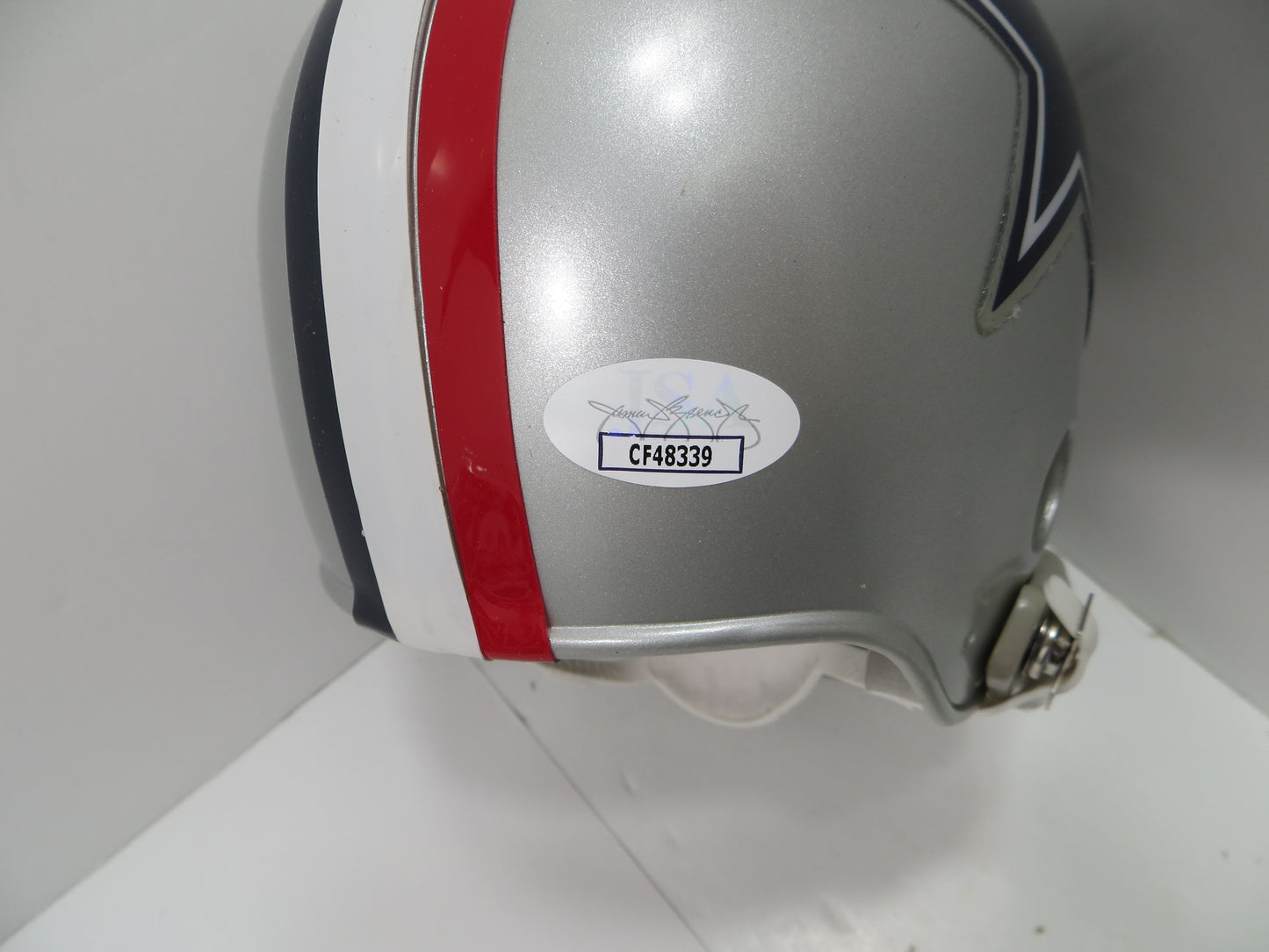 RANDY WHITE SIGNED DALLAS COWBOYS 2-Bar 1976 Mini Helmet w/HOF 94 JSA COA